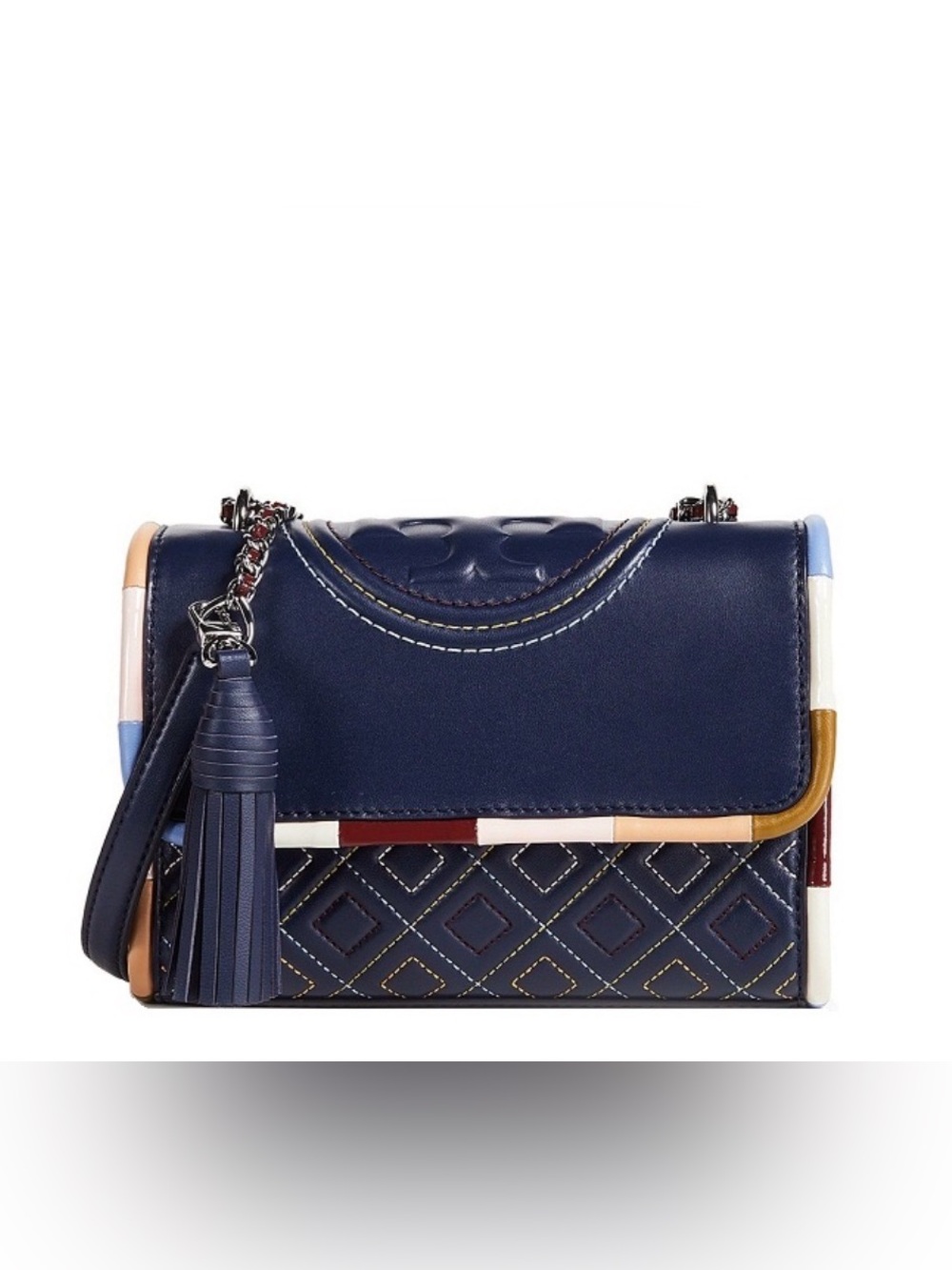 Tory Burch Fleming Small Piping quilted leather shoulder bag - Picture 13 of 14